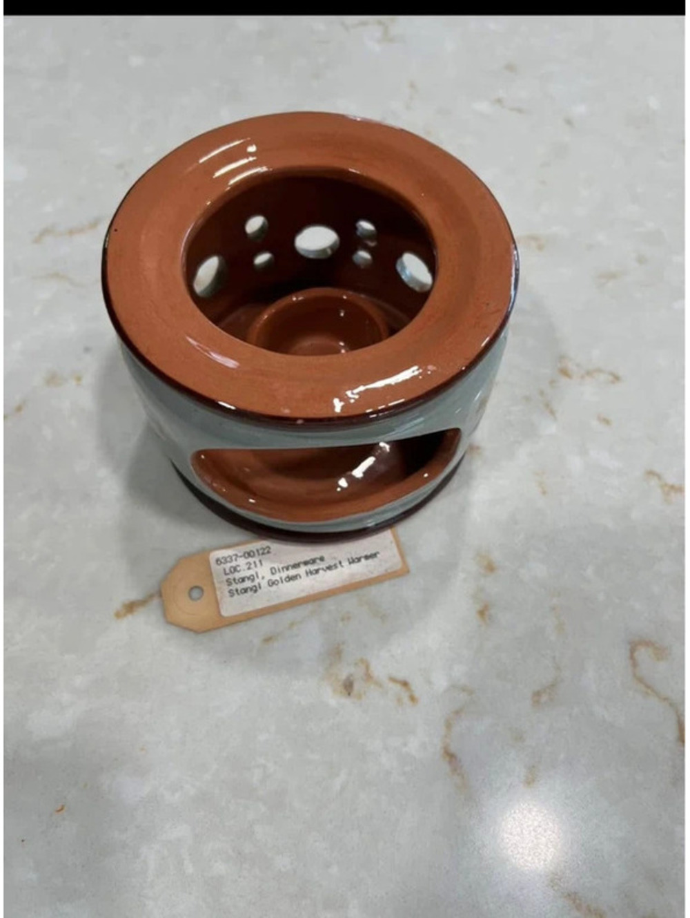 Stangl golden harvest tealight candle warmer [COPY]